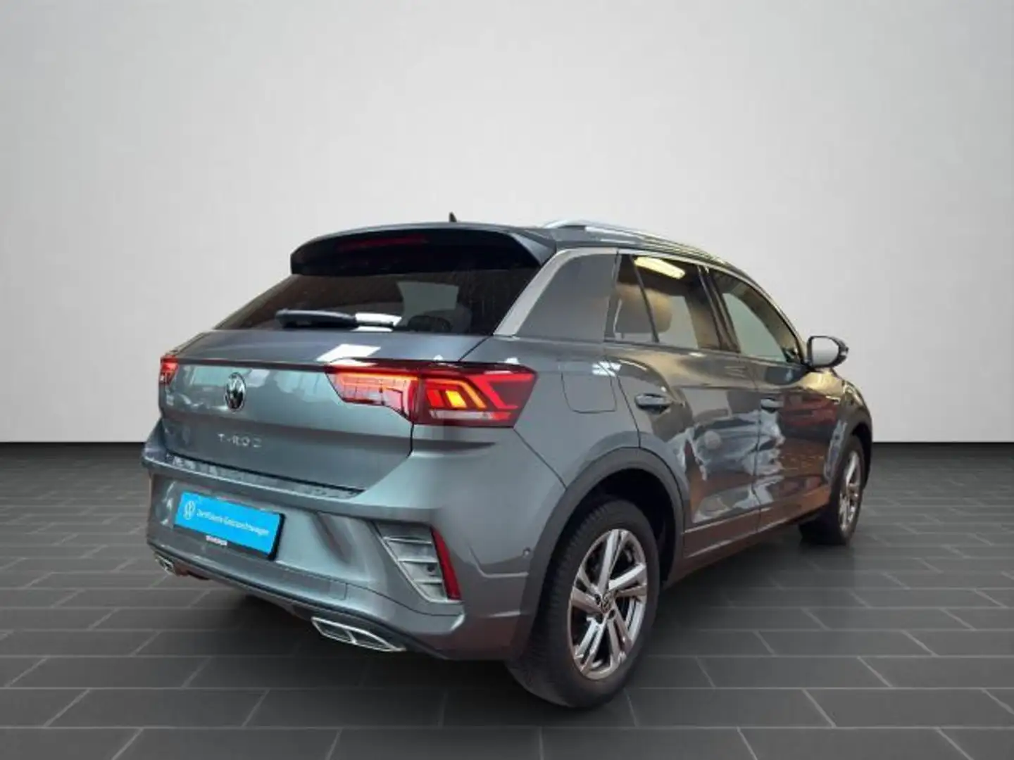 Volkswagen T-Roc T-ROC R-Line 2.0 TSI DSG 4MOTION PANO AHK RFK Grau - 2