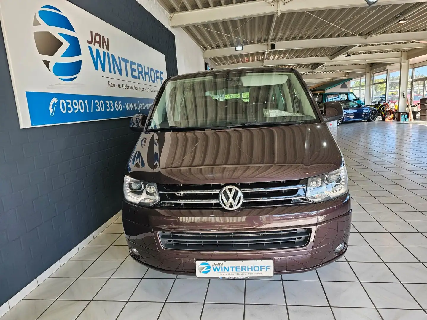 Volkswagen T5 Multivan 2.0 TDI DSG 4M XENON NAVI AHK STHZ Braun - 2