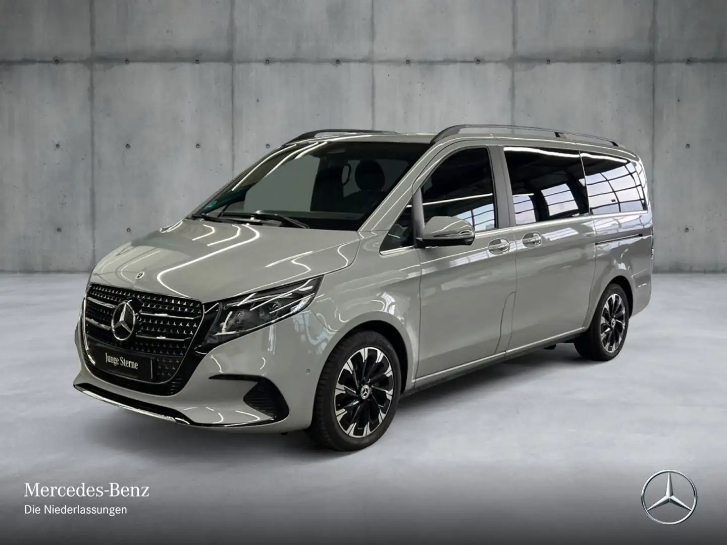 Mercedes-Benz V 250 d Lang AVANTGARDE+9G+StandHZ+Klimaautom.+DIS Gris - 2