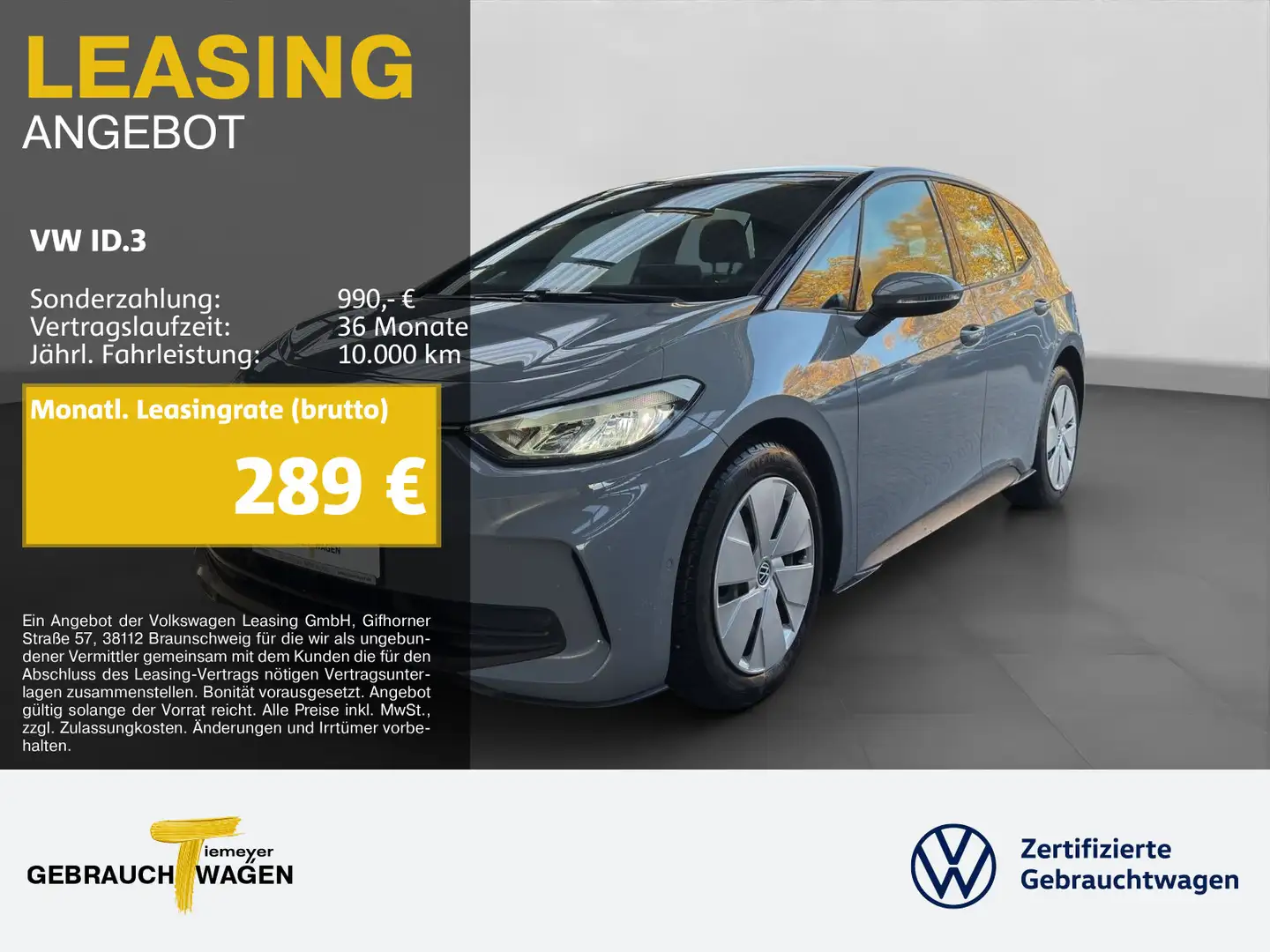 Volkswagen ID.3 PRO KAMERA LM18 ACC NAVI Grau - 1