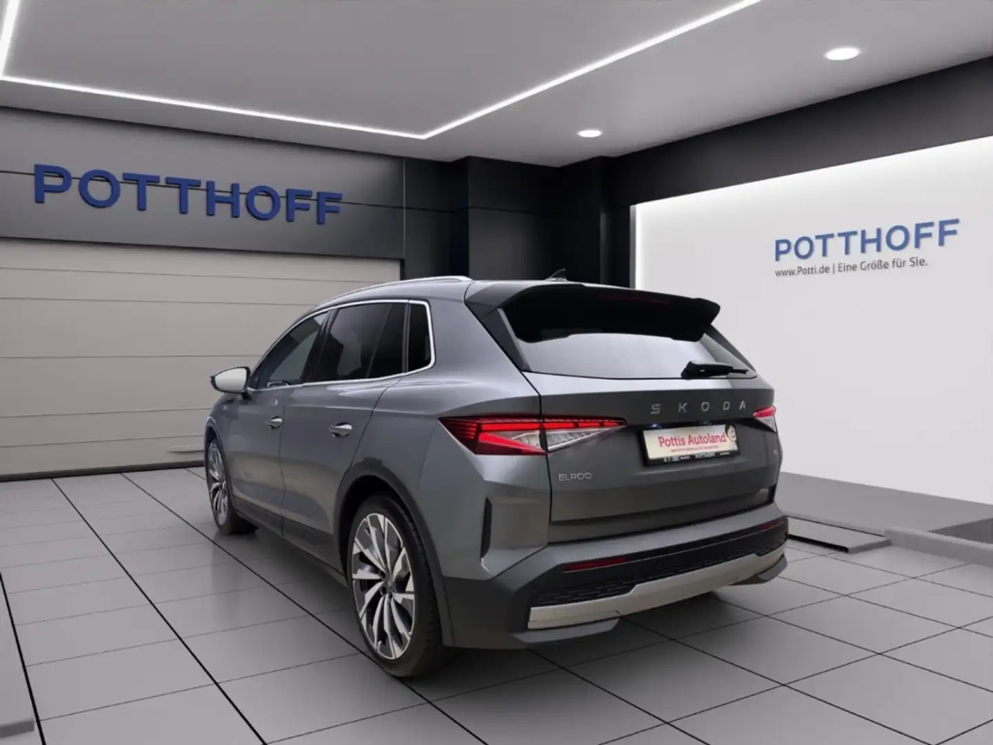 Skoda Elroq 85 ALPHA AHK ACC HuD NAV KAM 21 MATRIX Grau - 2