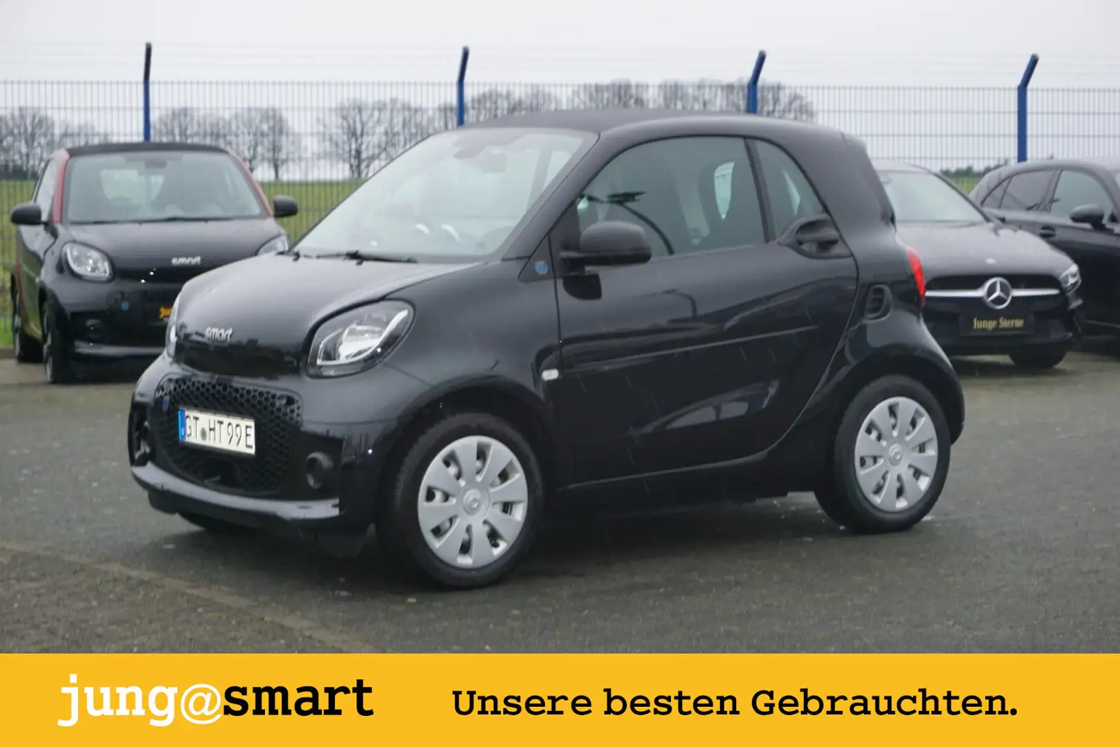 smart forTwo smart EQ fortwo ESP, ABS, LED Tagfahrlicht, Tempom Černá - 1