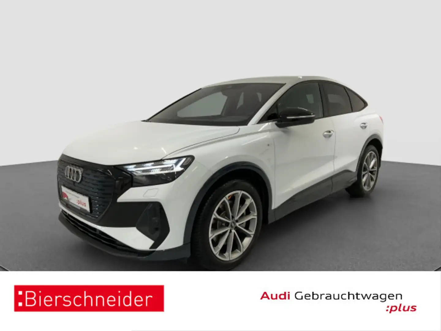 Audi Q4 e-tron Q4 Sportback 55 e-tron qu 2x S-Line Black AHK MA Weiß - 1