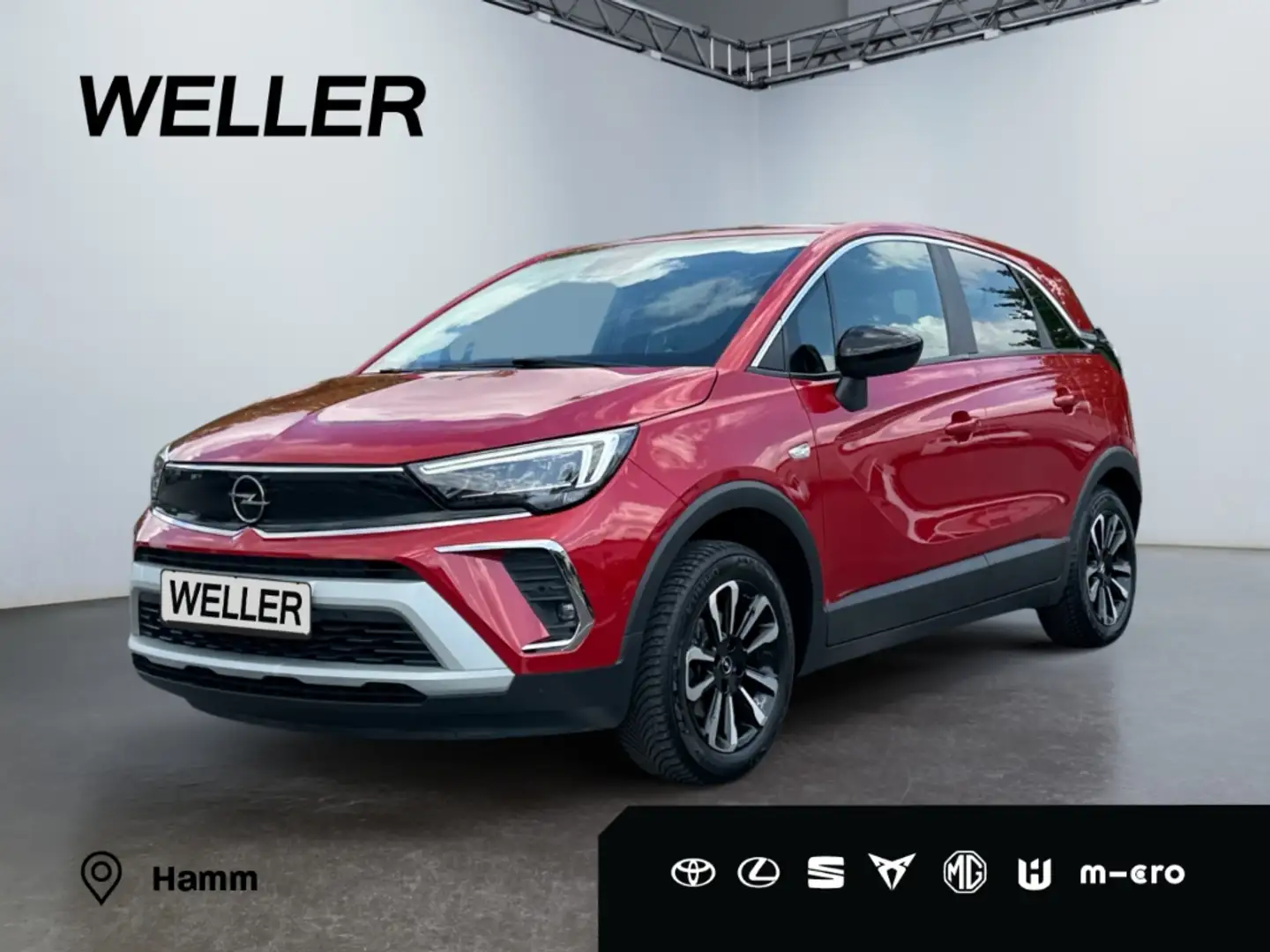 Opel Crossland 1.2 Elegance *LED*CarPlay*Spurhalteass* Rood - 1