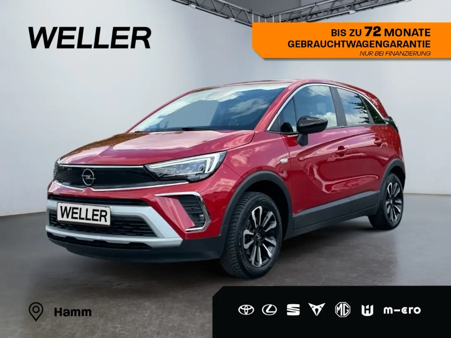 Opel Crossland 1.2 Elegance *LED*CarPlay*Spurhalteass* Rot - 1