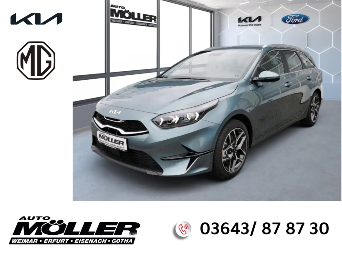 Kia Ceed SW / cee'd SW Spirit 1.6 CRDi Tech ACC Kamera JBL Navi LED Gris - 1