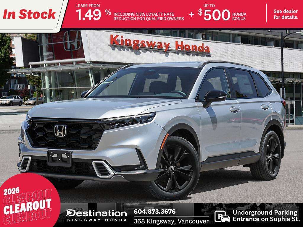 Solar Silver Metallic 2026 Honda CR-V Hybrid SUV / Crossover Automatic