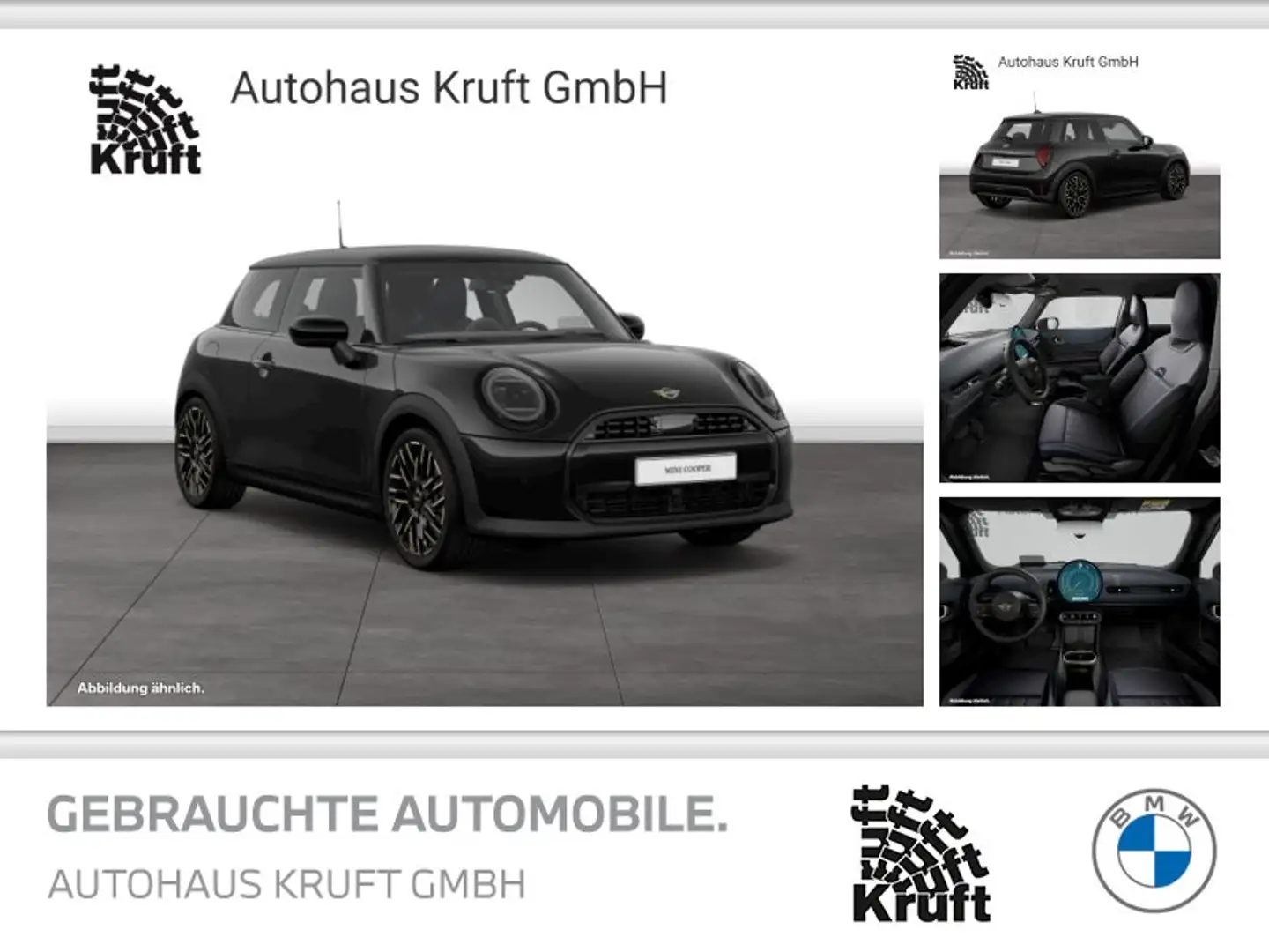 MINI Cooper C 3tür FAVOURED+JCW SITZE+HUD+KAMERA+LM18 Negru - 1