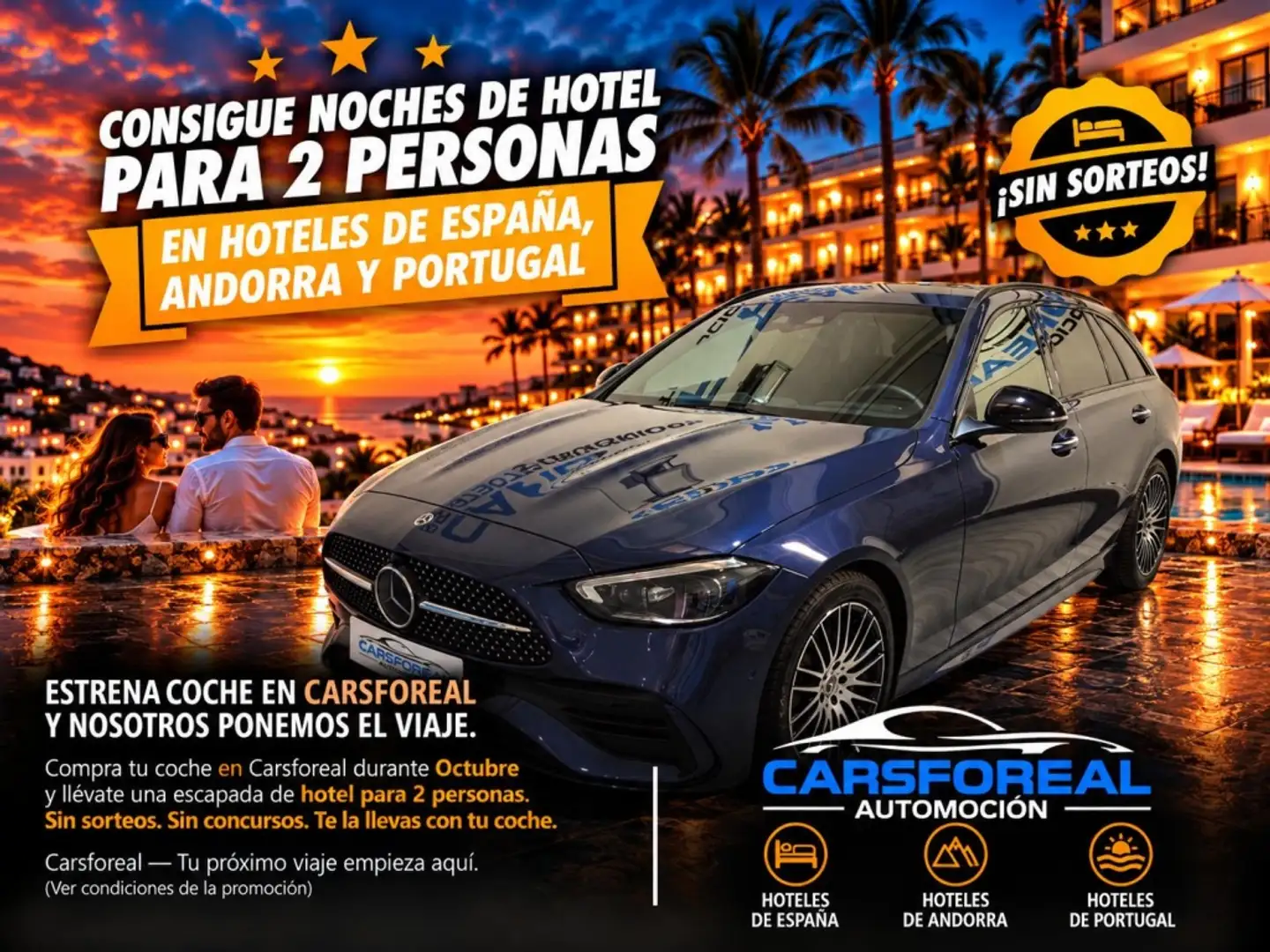 Mercedes-Benz C 200 Estate 200d 9G-Tronic Azul - 1