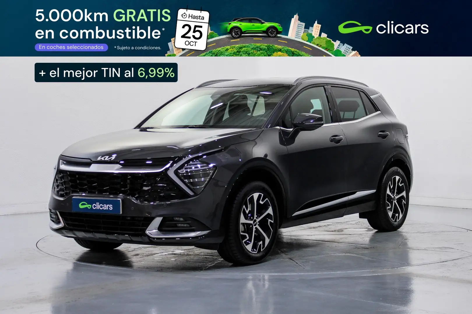 Kia Sportage 1.6 T-GDi MHEV Tech 150 Negro - 1