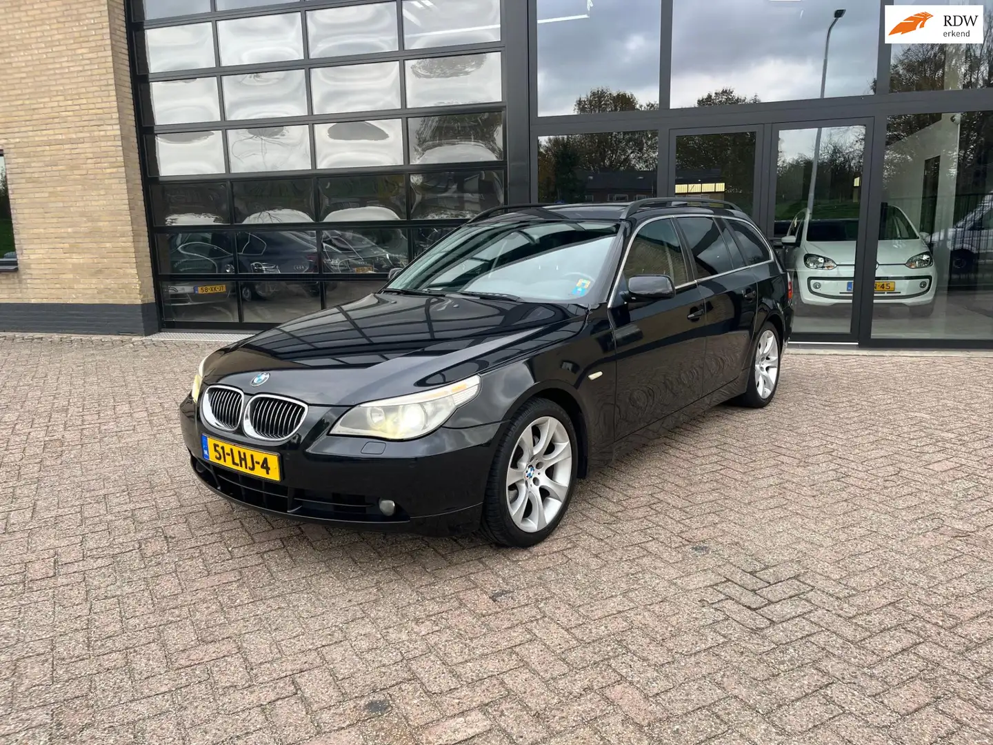 BMW 530 5-serie Touring 530d High Executive, Panodak, Leer Zwart - 1