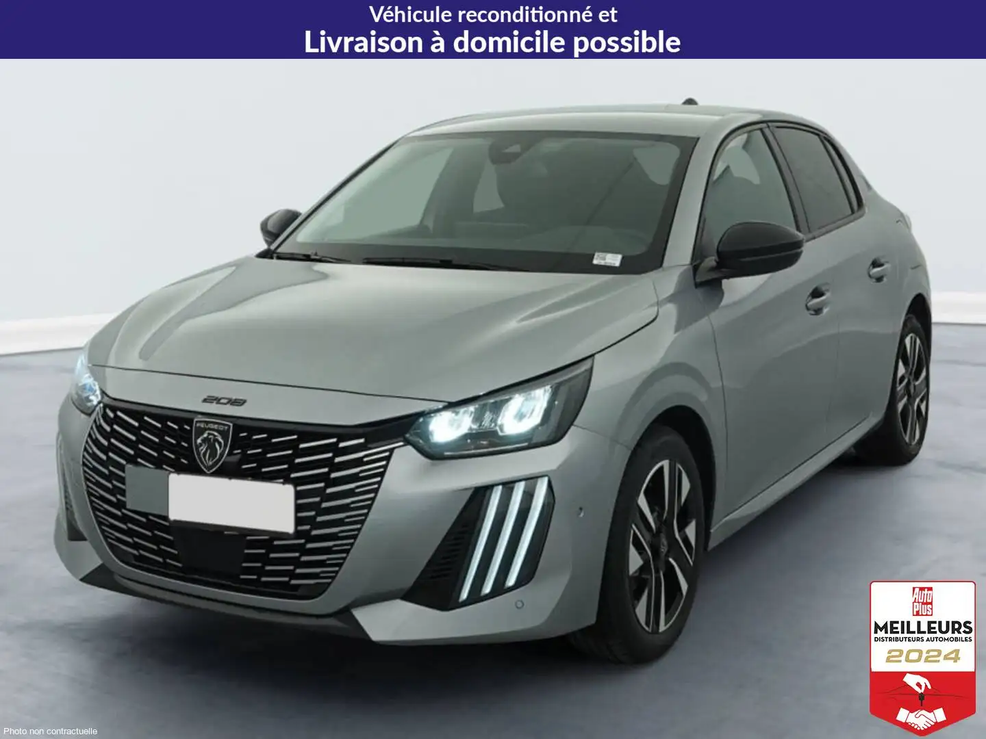 Peugeot 208 PureTech 100 S S BVM6 Allure Gris - 1