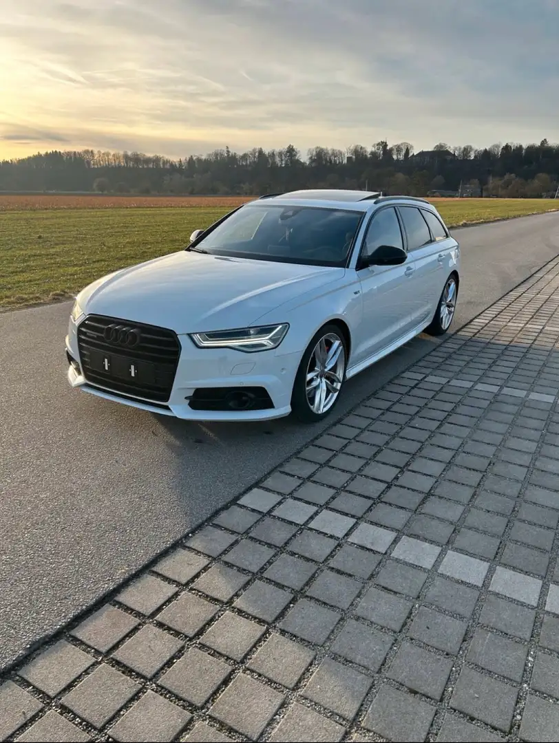 Audi A6 Competiton•HUD•Luft•Pano•S-Sitze•V8 Soun Weiß - 1