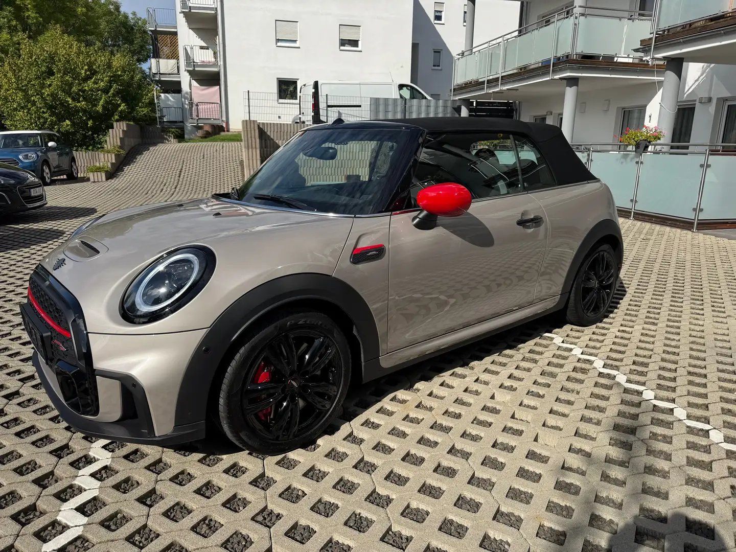 MINI John Cooper Works Cabrio Keyless Cam Sitzheizung Harman/Kardon LED 17zoll Gris - 2