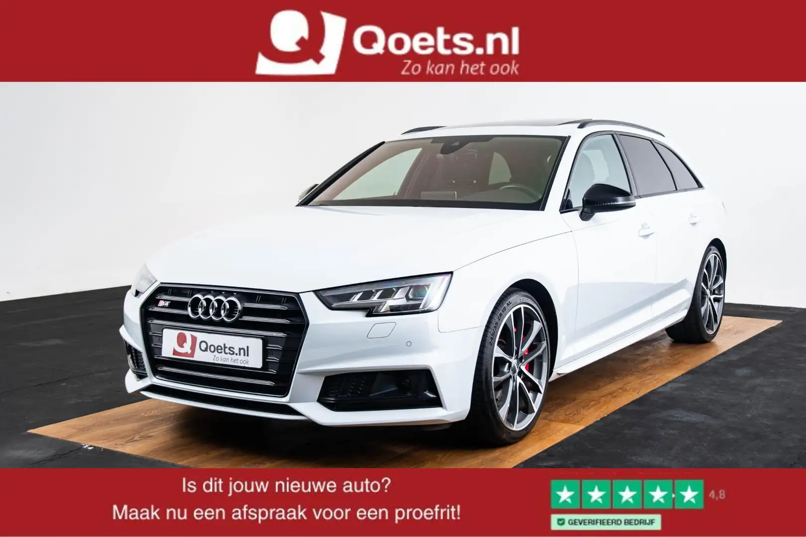 Audi A4 Avant 3.0 TFSI S4 quattro Pro Line Plus Trekhaak - Blanc - 1