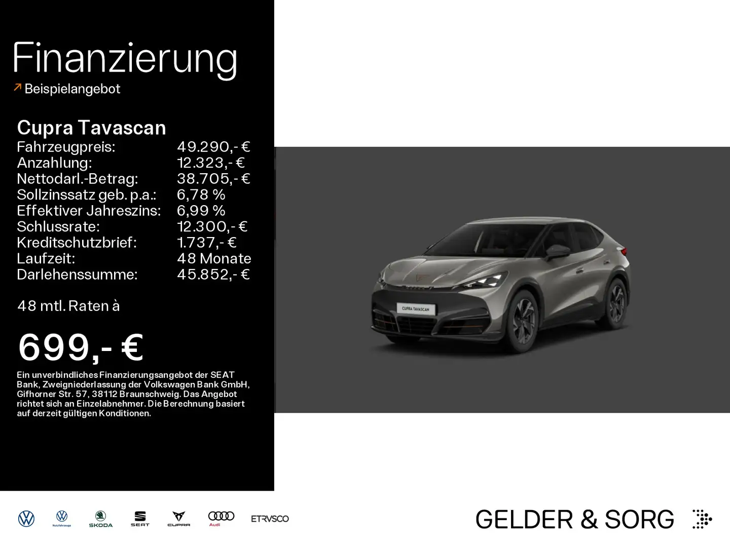 CUPRA Tavascan Endurance 210 kW *GJR*LED*RFK*KLIMA*FUL Braun - 1