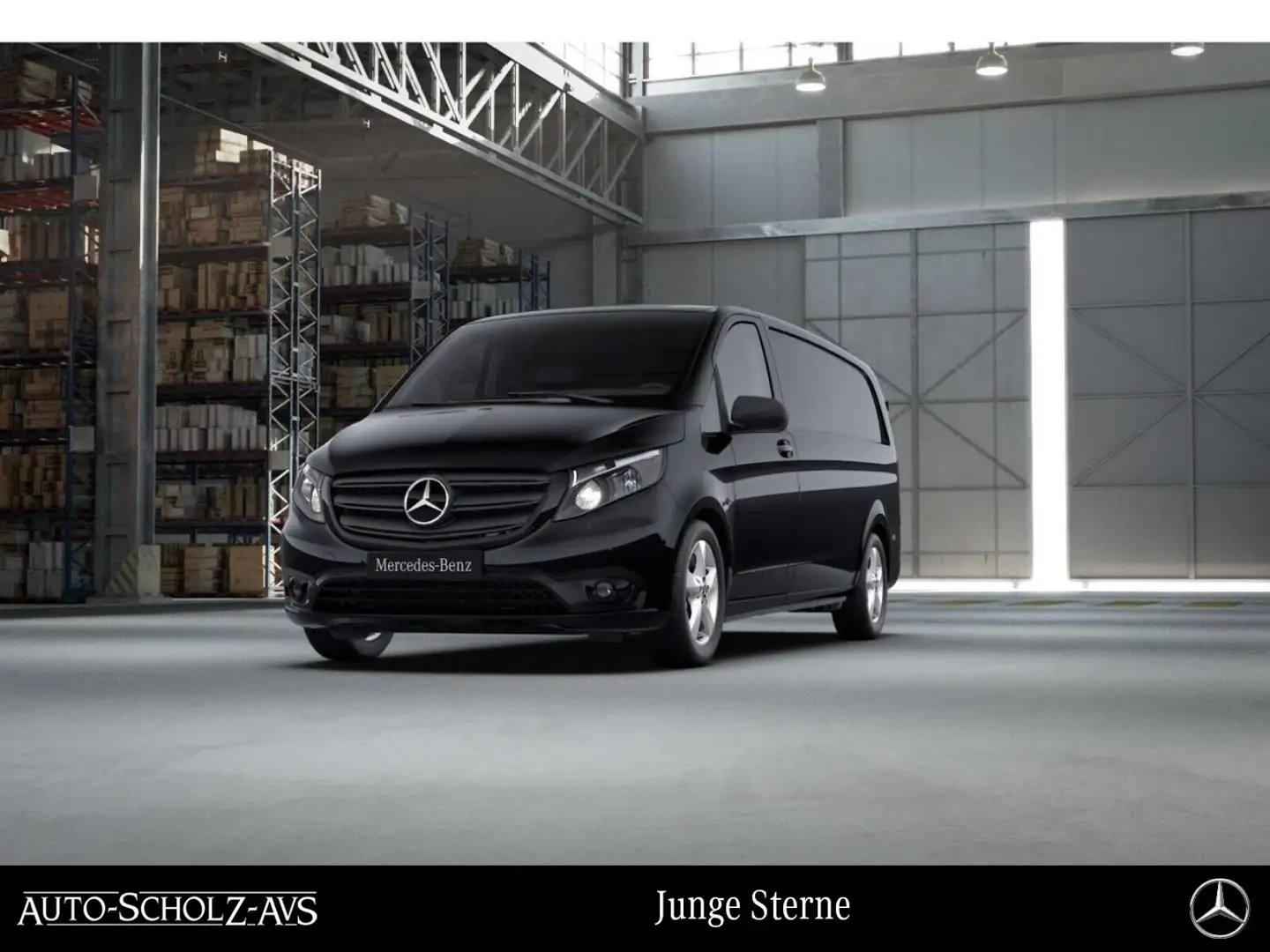 Mercedes-Benz Vito 119 CDI Kasten Extralang *AHK*Kam*Sitz-Hz** Schwarz - 1