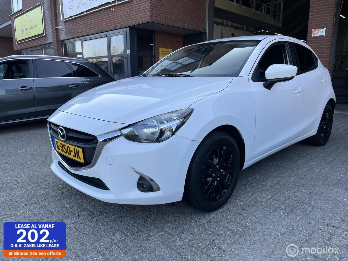 Mazda 2 1.5 Skyactiv-G Sport Selected NAVI*CAMERA*AIRCO* Blanc - 1