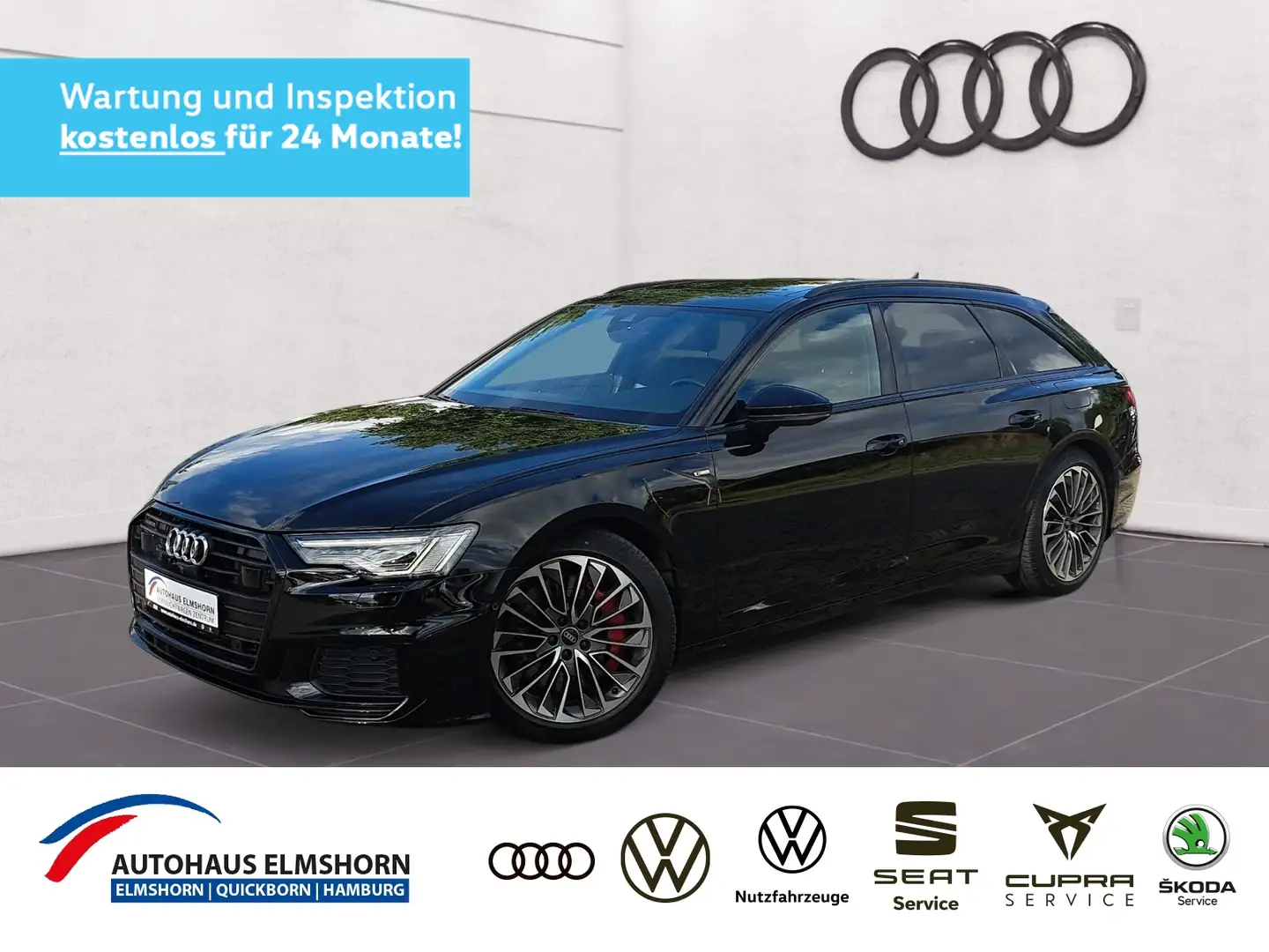 Audi A6 Avant sport 55 TFSIe quattro S tronic PANO AHK MA Schwarz - 1