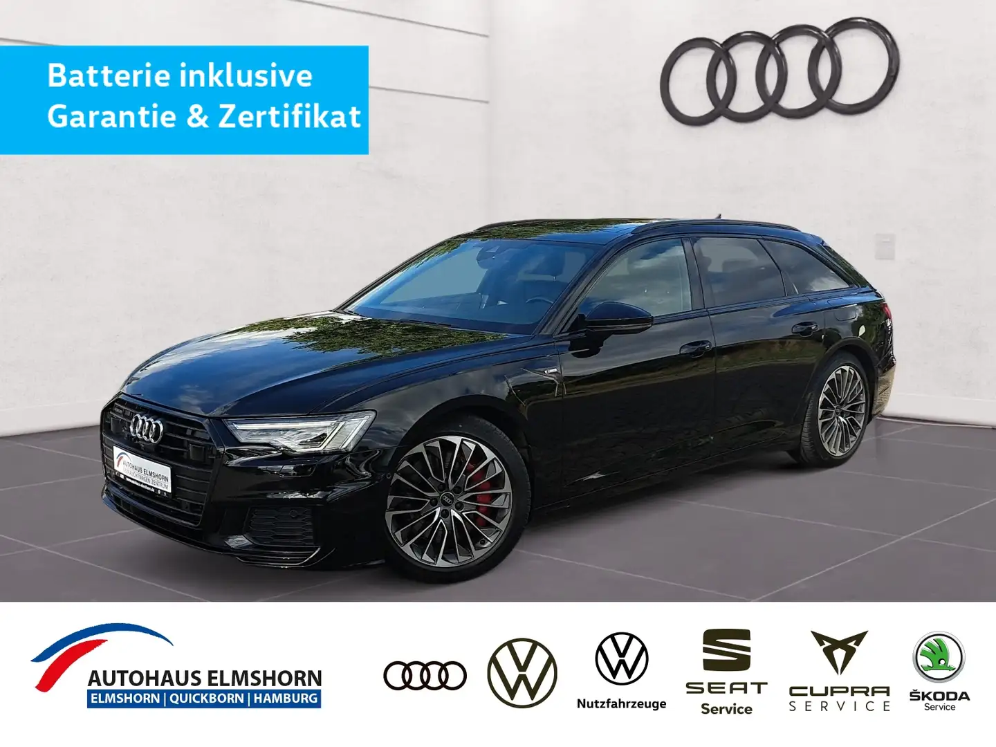 Audi A6 Avant sport 55 TFSIe quattro S tronic PANO AHK MA Schwarz - 1