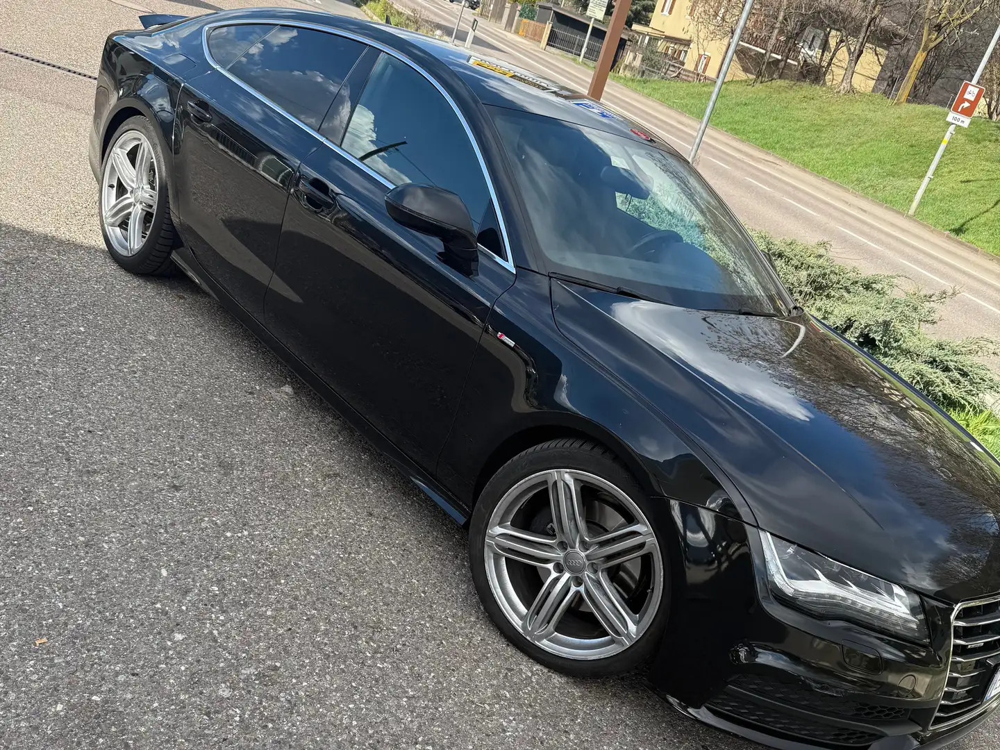 Audi A7 Berlina s line 5 porte Nero - 2