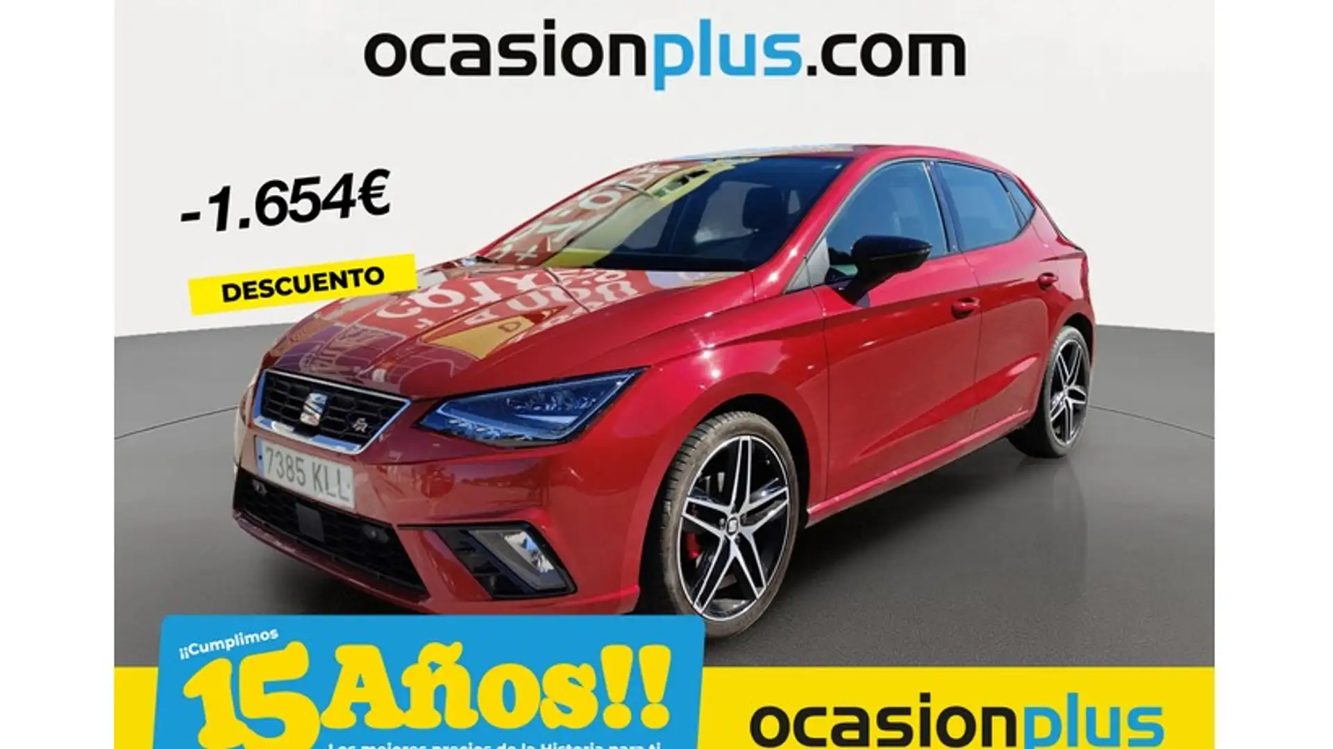 SEAT Ibiza 1.5 EcoTSI S&S FR 150 Rojo - 1