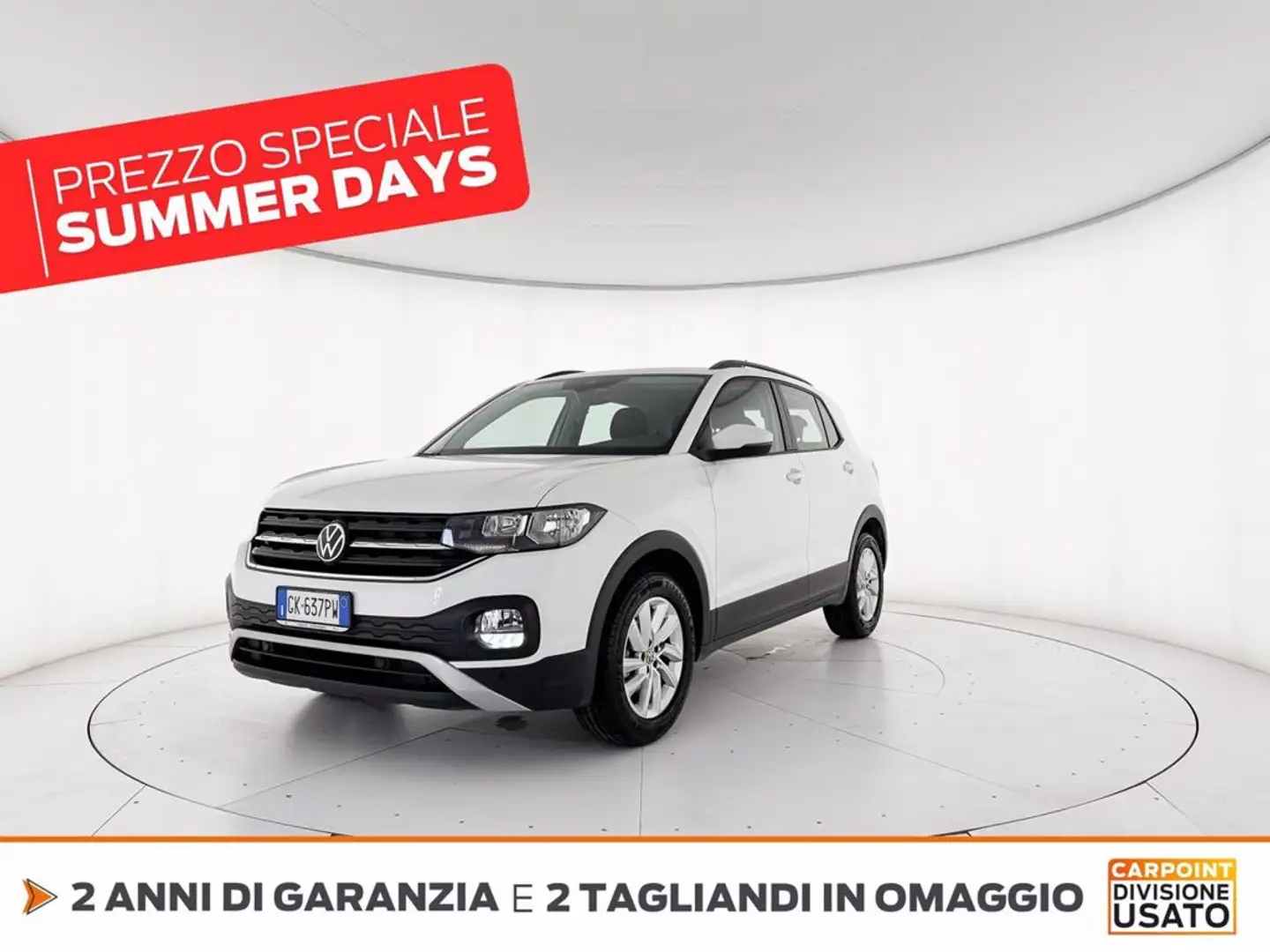 Volkswagen T-Cross 1.0 tsi style 95cv Bianco - 1