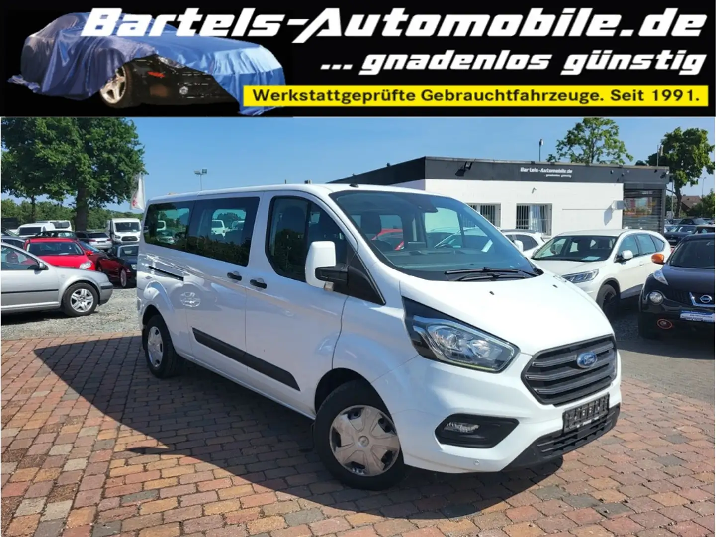 Ford Transit Custom 320 L2 Trend, 1.Hand, 9-Sitzer White - 1