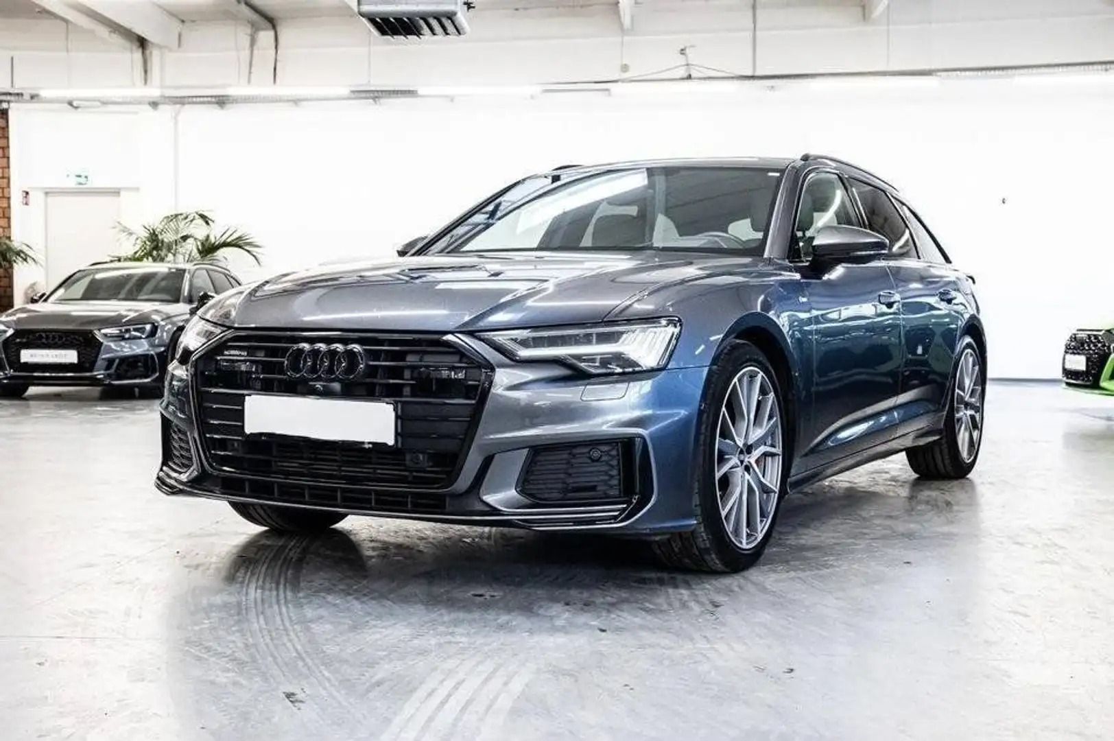 Audi A6 V (C8) 55 TFSI e 367ch Compétition quattro S troni Bleu - 1