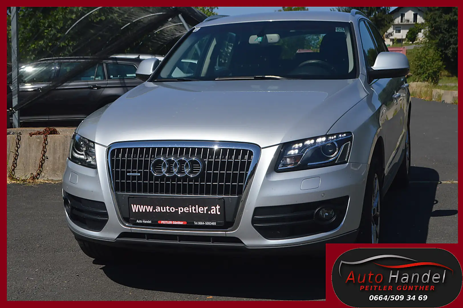 Audi Q5 2,0 TDI quattro DPF+Xenon+AHK+NAVI+ Silber - 1