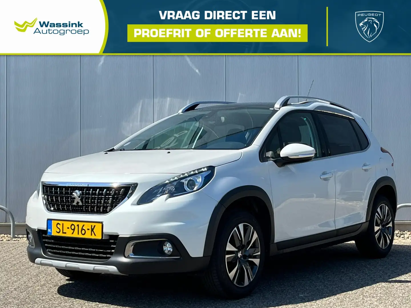 Peugeot 2008 110pk Allure | Panoramadak | Navigatie | Trekhaak Wit - 1