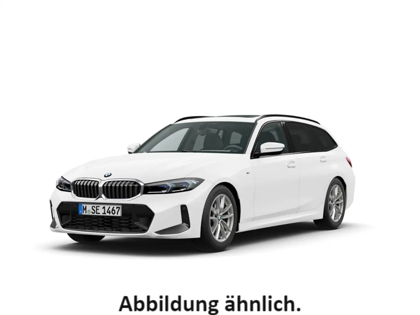 BMW 320 d M Sport/HUD/AHK/Panodach/Navi/Soundsystem Weiß - 1