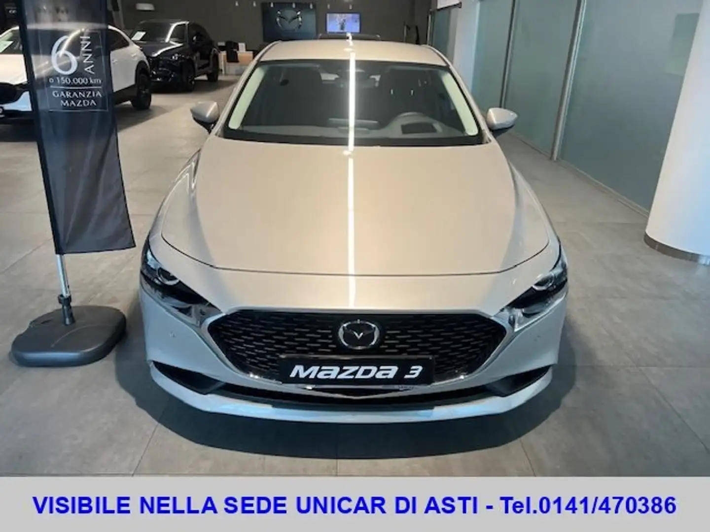 Mazda 3 Sedan Skyactiv-G 140 CV AT 6 Hybrid Centre Line Argent - 2