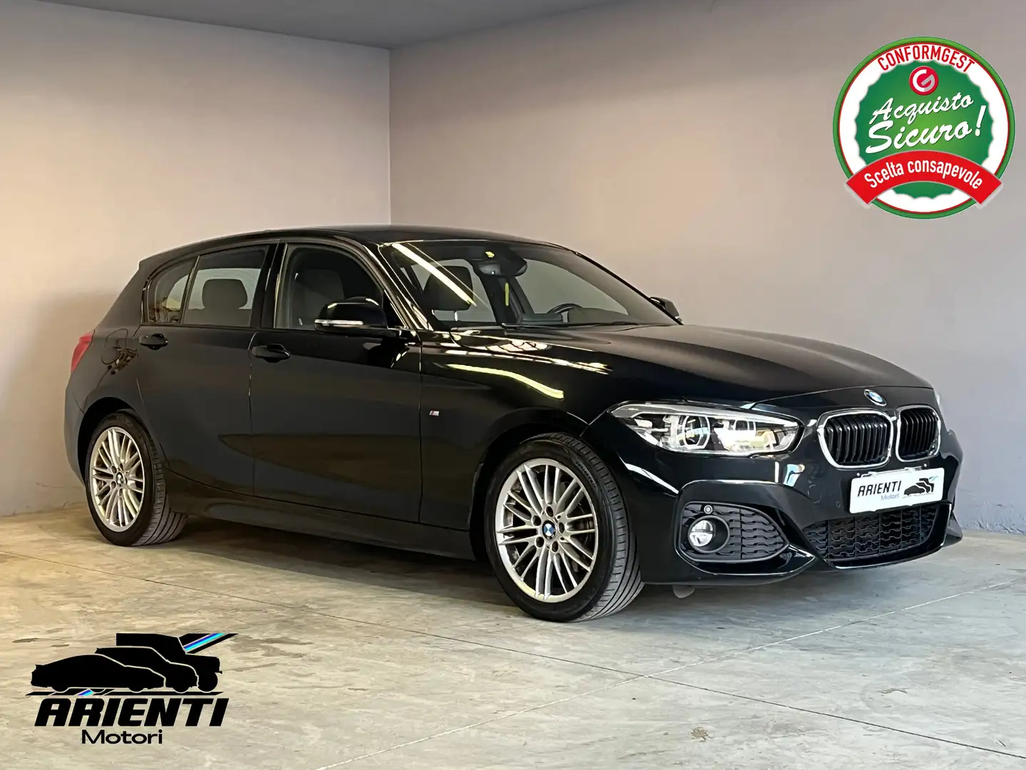 BMW 120 120i MSPORT 2.0cc 184cv C/AUTOMATICO FULL OPT. Noir - 1