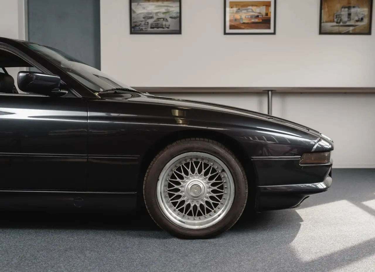 BMW 850 i - Automatik, Vollleder Schwarz, eSSD, foto 12
