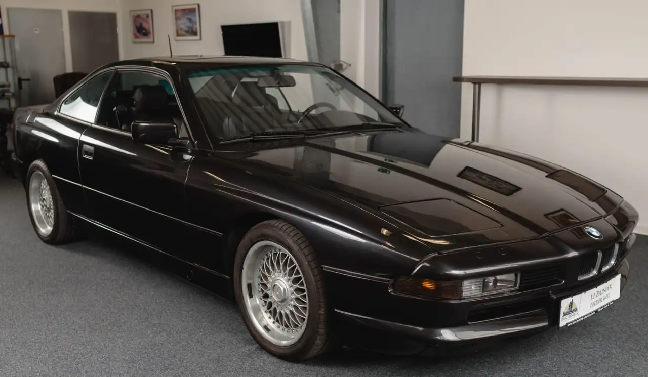 BMW 850 i - Automatik, Vollleder Schwarz, eSSD, foto 2