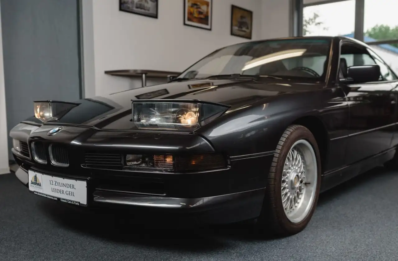 BMW 850 i - Automatik, Vollleder Schwarz, eSSD, foto 4