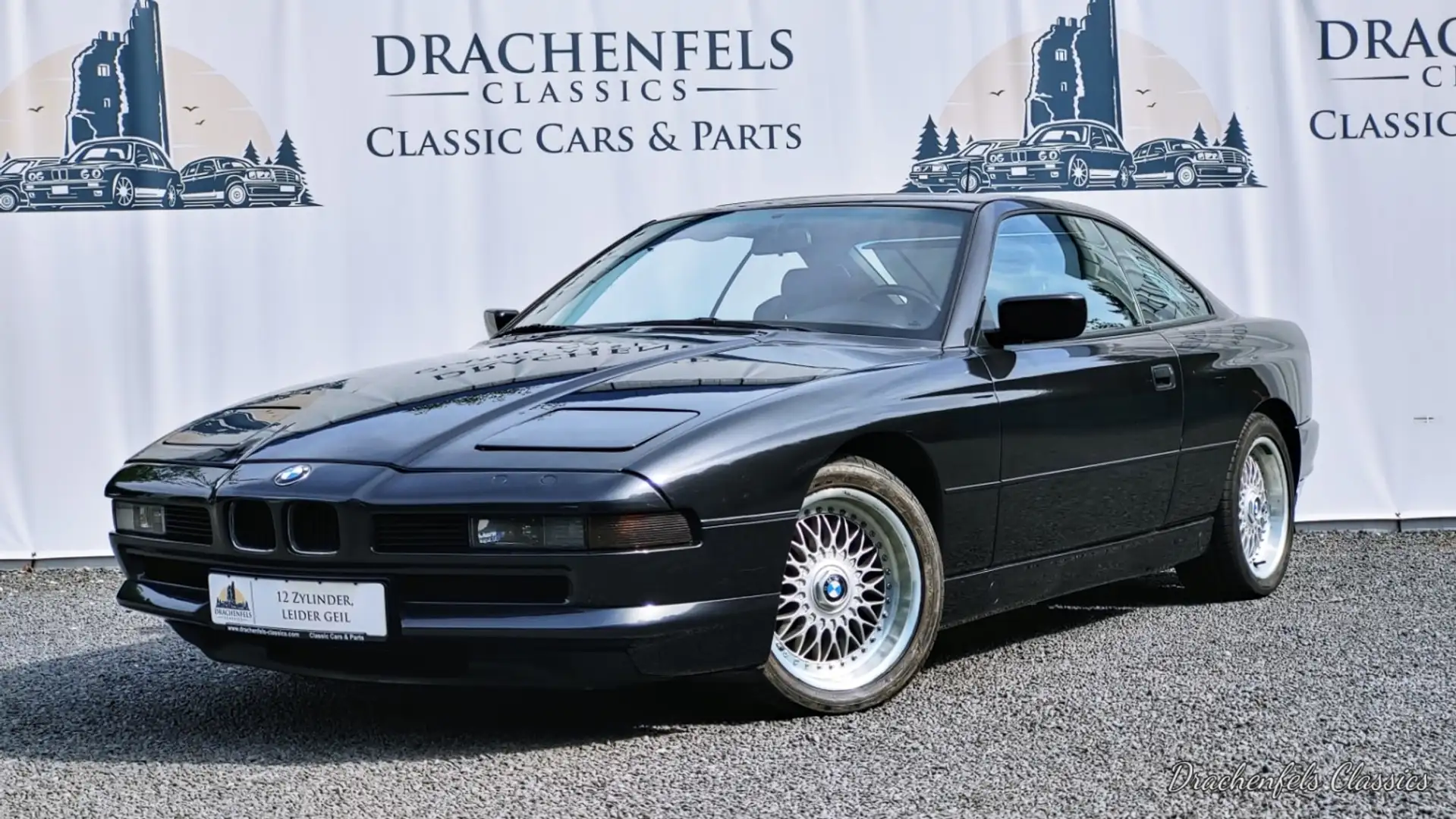 BMW 850 i - Automatik, Vollleder Schwarz, eSSD Schwarz - 1