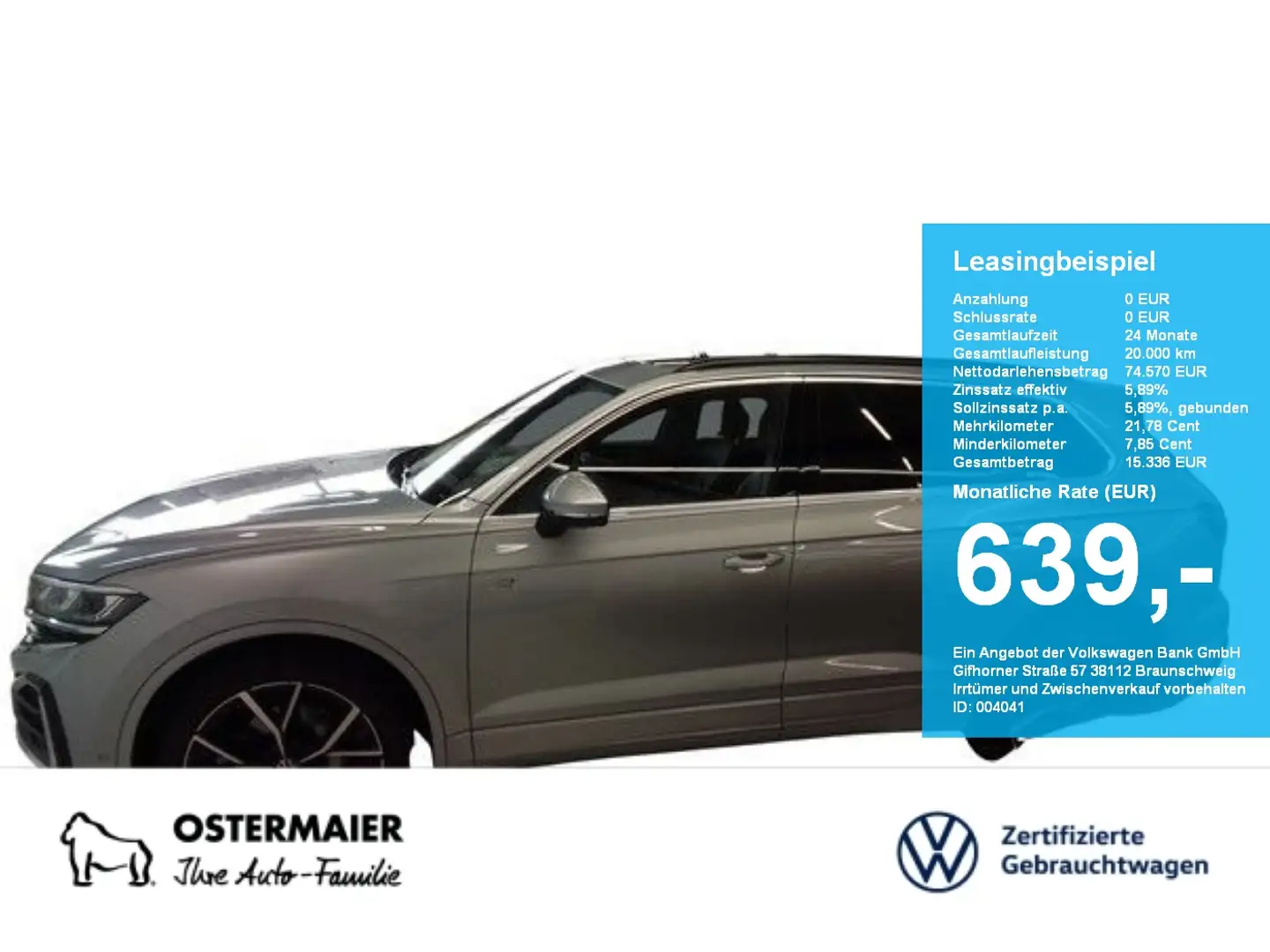 Volkswagen Touareg R-LINE 3.0TDI 286PS NP.119T ACC.5J-G.AHK.STHZG.ARE Zilver - 1