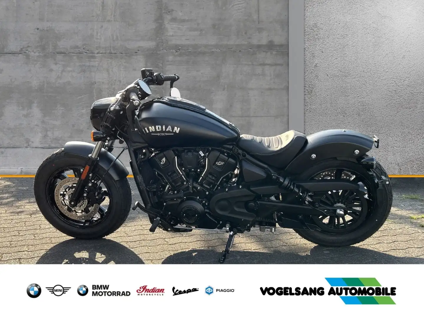 Indian Scout Bobber Limited Tech 1250, Voll-LED, TFT-Di Schwarz - 2