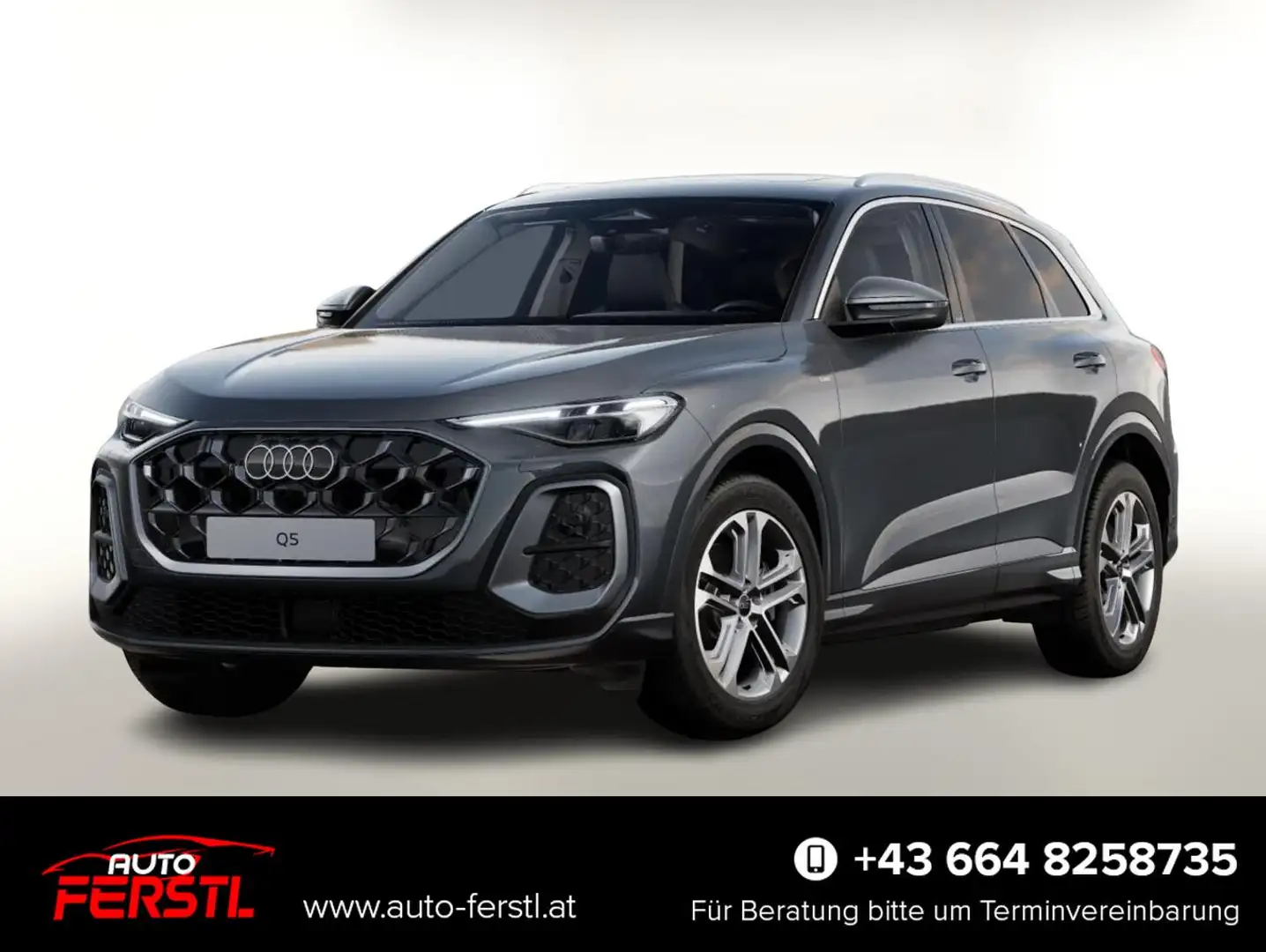 Audi Q5 S line TFSI 204 neues Modell Tech Pano PrivG 15... Grau - 1