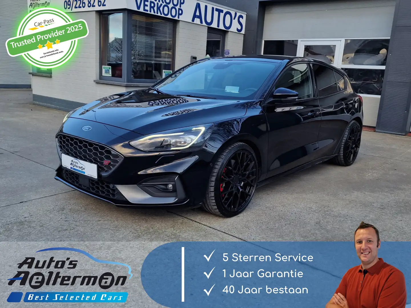 Ford Focus ST 2.3 EcoBoost FULL OPTION * PANODAK * B&O * ... Noir - 1