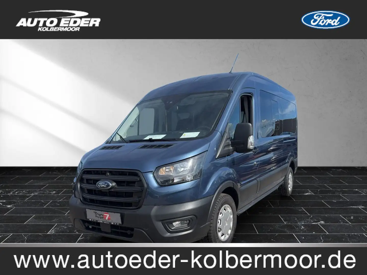 Ford Transit Kombi Trend 350 L3 Bluetooth Klima Blau - 1