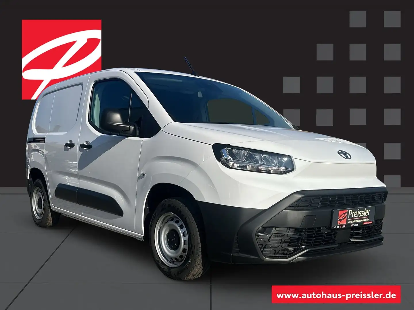 Toyota Proace City L1 *Meister + Hecktüren verglast* Blanc - 2