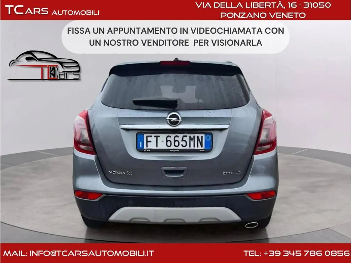 Opel Mokka X 1.4 GPL FINO 11 2028 - NEOPATENT - GARANZIA 3 ANNI Grigio - 1
