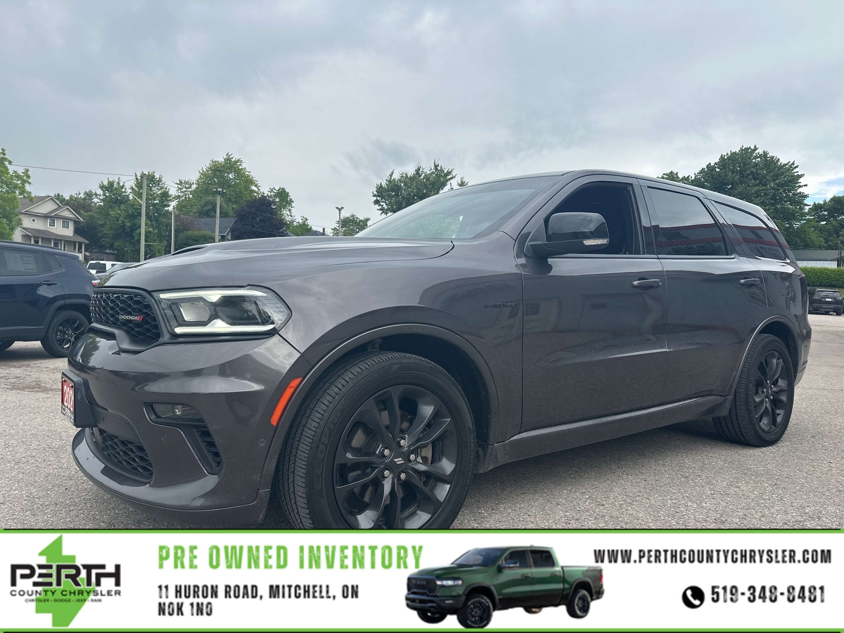 Gray 2021 Dodge Durango SUV / Crossover All-Wheel Drive Automatic