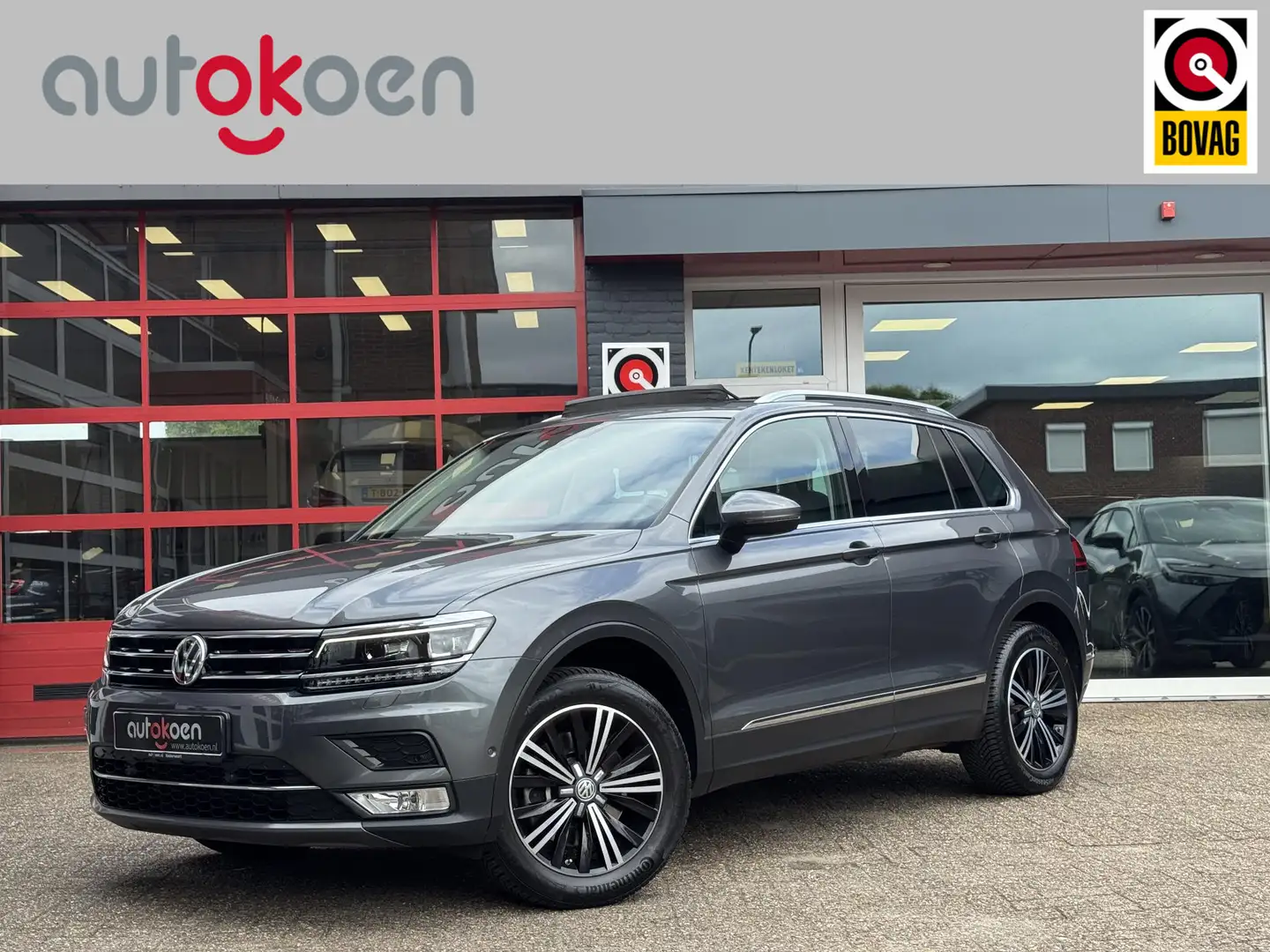 Volkswagen Tiguan 2.0 TSI Highline 4motion Edition *TREKHAAK/ACC/PAN Gris - 1