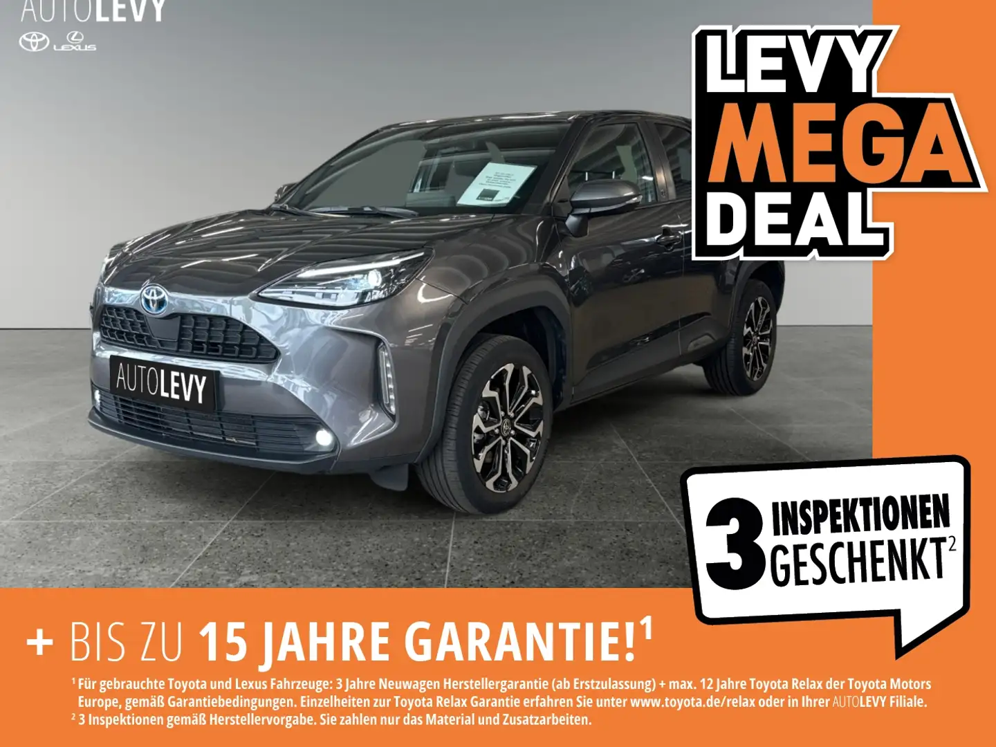 Toyota Yaris Cross 1.5 Team Deutschland +CarPlay+Kamera+ Gri - 1