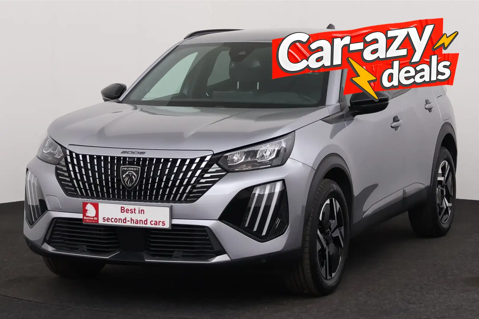 Peugeot 2008 ALLURE 1.2 i + GPS + CAMERA + HALF/LEDER + CRUISE Grau - 1