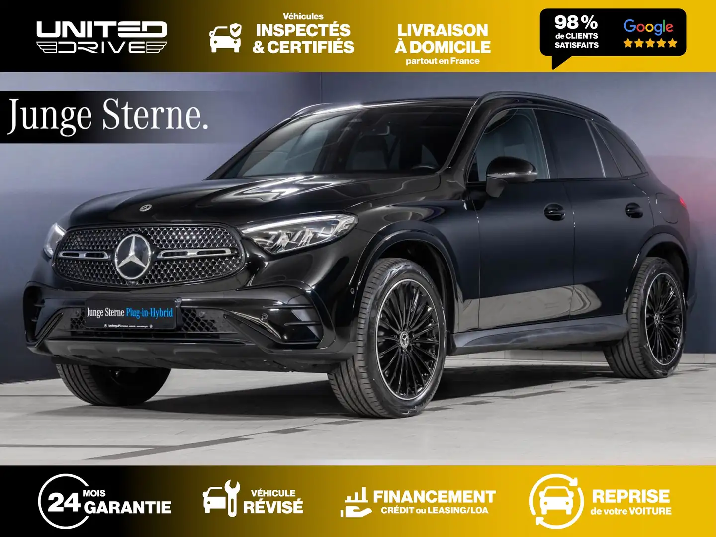 Mercedes-Benz GLE 400 e 9G-Tronic 4Matic AMG Line 252CV Noir - 1